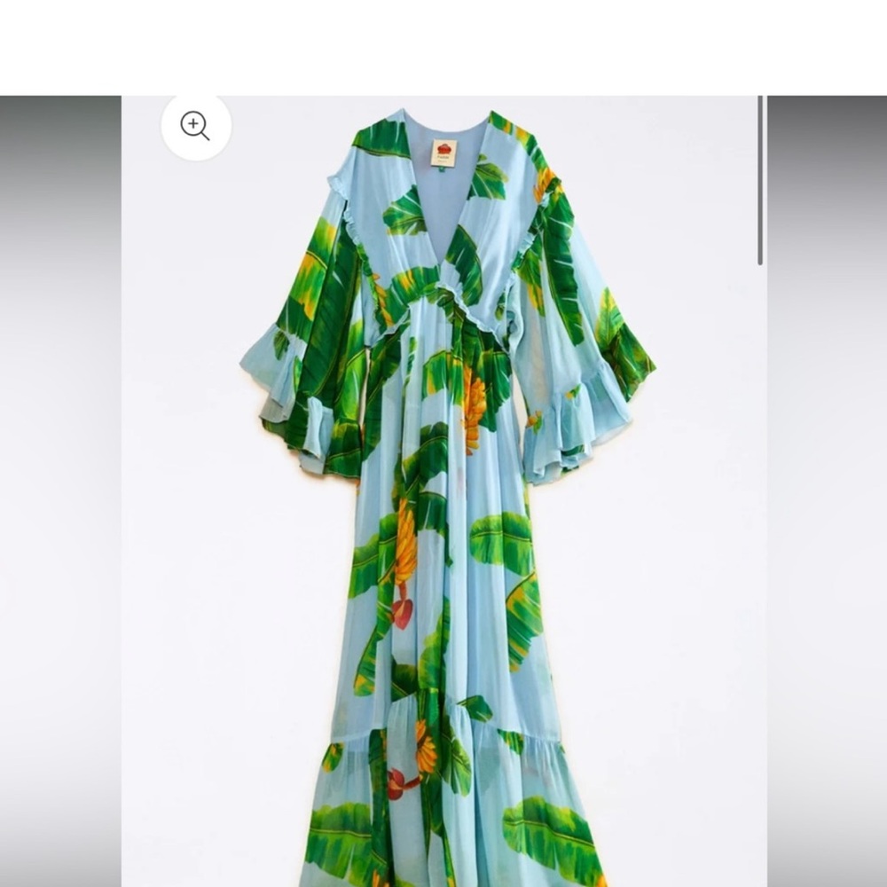 Farm Rio Fresh Banana Maxi Dress Size: XS
Blue Fresh Bananas Maxi used once rip